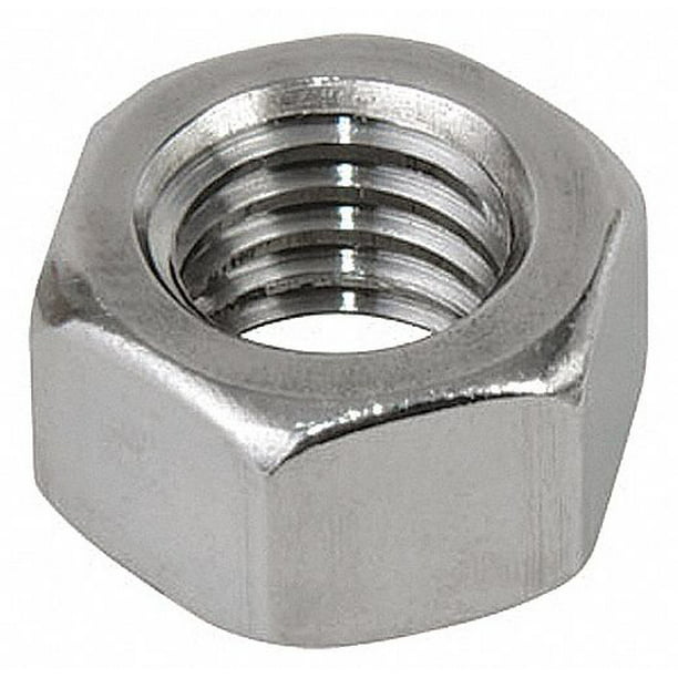 10 pcs of each size Stainless Steel Left Hand Thread Hex Nuts 1/4 5/16 3/8